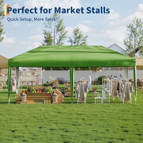 Pop Up Canopy Tent with Roller Bag, Adjustable Height U660