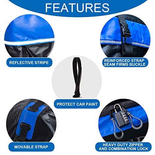 Soft-Shell Waterproof Rooftop Cargo Carrier, 21 Cubic Feet, with Straps and Storage Bag I12135