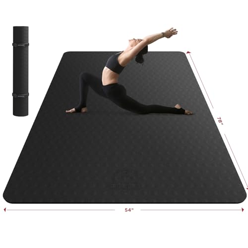 Extra Large Yoga Mat Non-Slip for Home Workouts B4152
