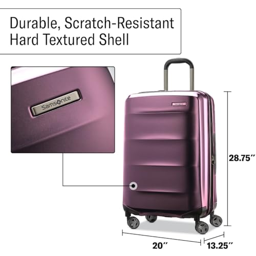 Carry-On Hardside Expandable 21-Inch Luggage with Spinner Wheels and TSA Lock C3671