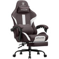 Gaming Chair Ergonomic Office Chair with Foot Rest, Breathable Fabric Computer Chair with Headrest and Lumbar Support O7023