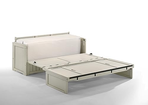 Murphy Cube Cabinet Bed (White, Queen) N4098