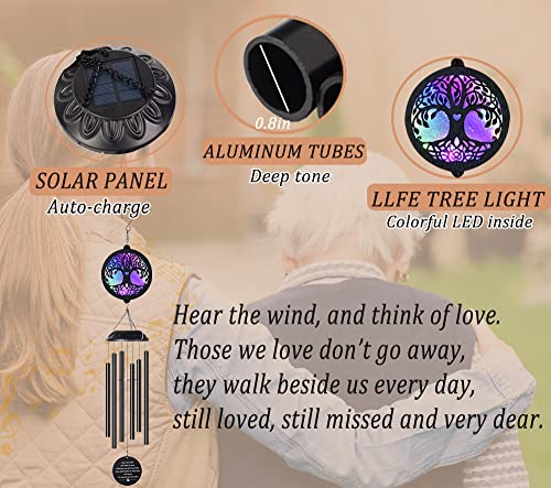 Tree of Life Wind Chimes for Outdoor Garden Memorial Gift P520205