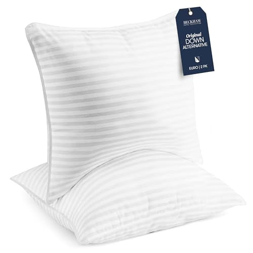 Bed Pillows Standard/Queen Size Set of 2 - Down Alternative Pillow for Sleeping F6851