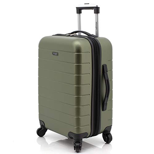 Smart Luggage Set with Cup Holder and USB Port, 20-Inch Carry-On D90568