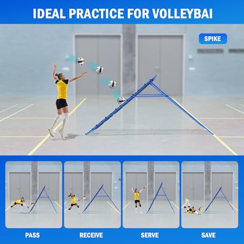 Volleyball Baseball Softball Rebounder Net for Backyard Training R2731