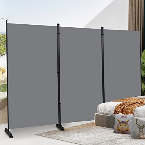 Room Divider 6ft 3 Panel Portable Fabric Partition Screen D7135