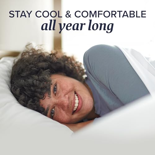 Bed Pillows Standard/Queen Size Set of 2 - Down Alternative Pillow for Sleeping F6851