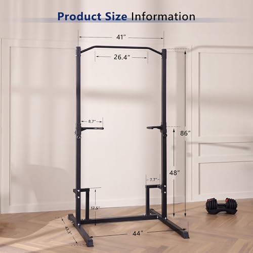 Pull Up Bar Dip Station for Home Gym Strength Training C855