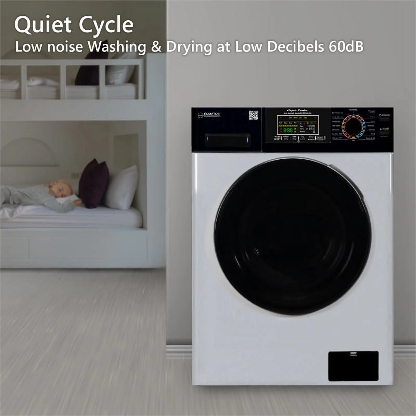 Compact 18 lbs Combo Washer Dryer F20039