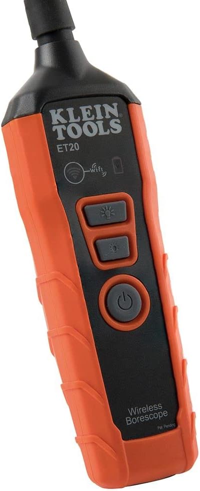 Wi-Fi Borescope Inspection Camera with Rechargeable Battery and LED Lights P24681