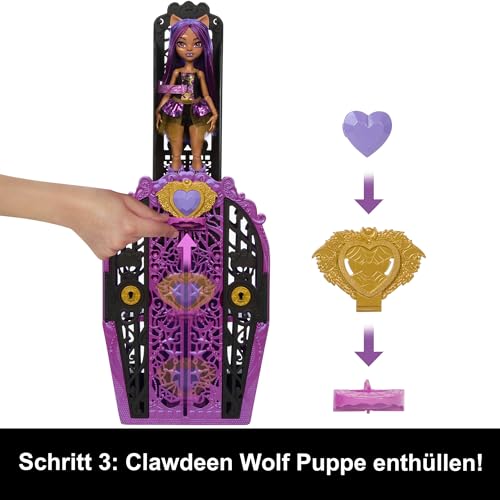 Monster High Skulltimate Secrets Neon Frights Doll with Dress-Up Locker & 19+ Surprises L666466