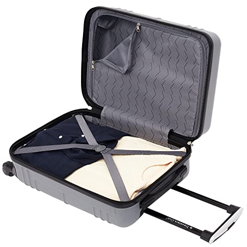 Carry-On 22-Inch Spinner Luggage, Charcoal P374401