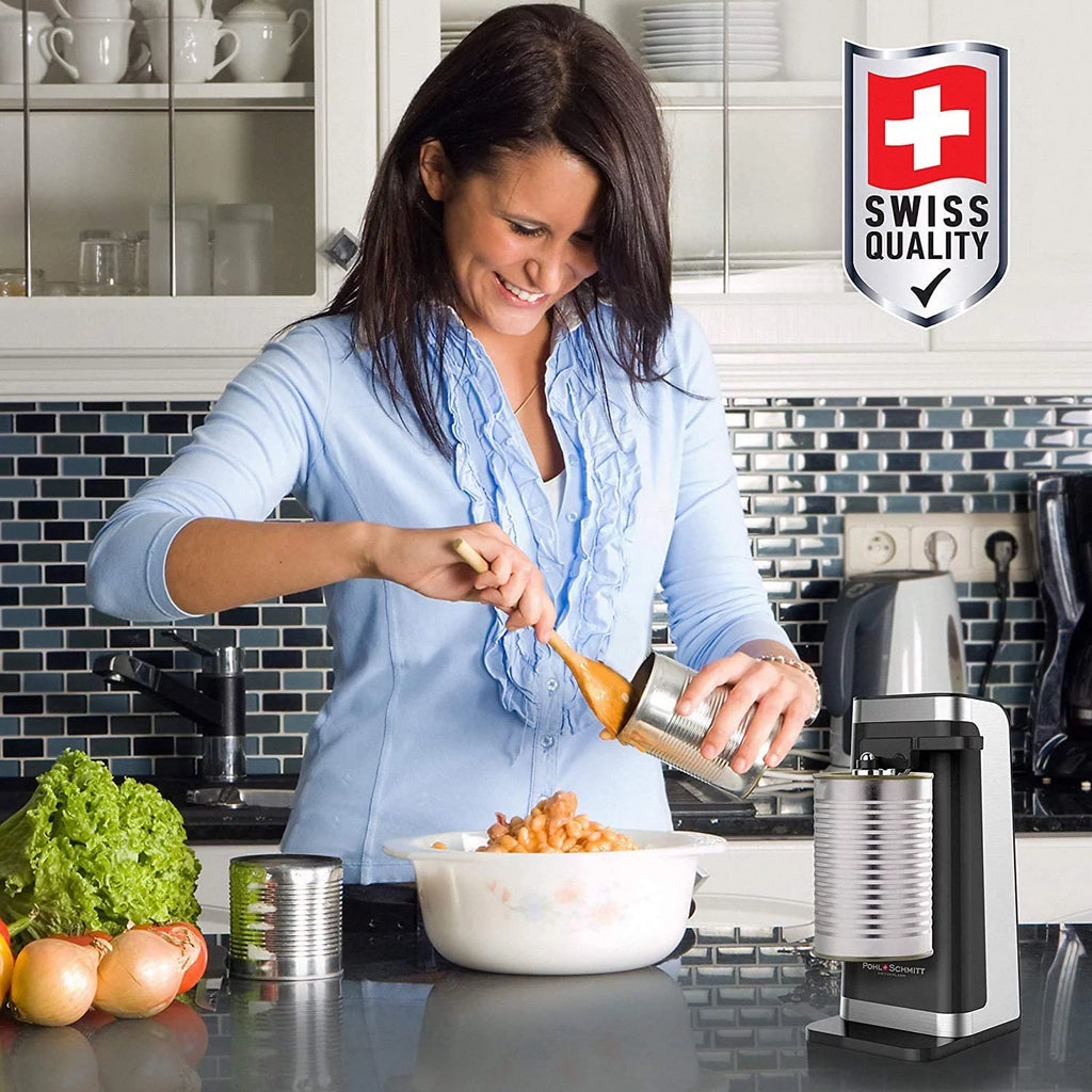 Electric Can Opener with Knife Sharpener and Bottle Opener C261325