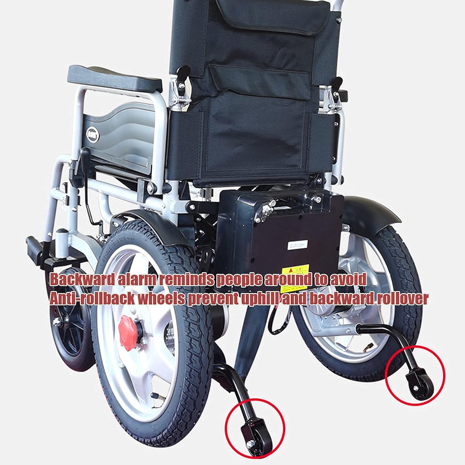 Foldable Electric Wheelchair for Adults, Supports 264 Lbs E45969