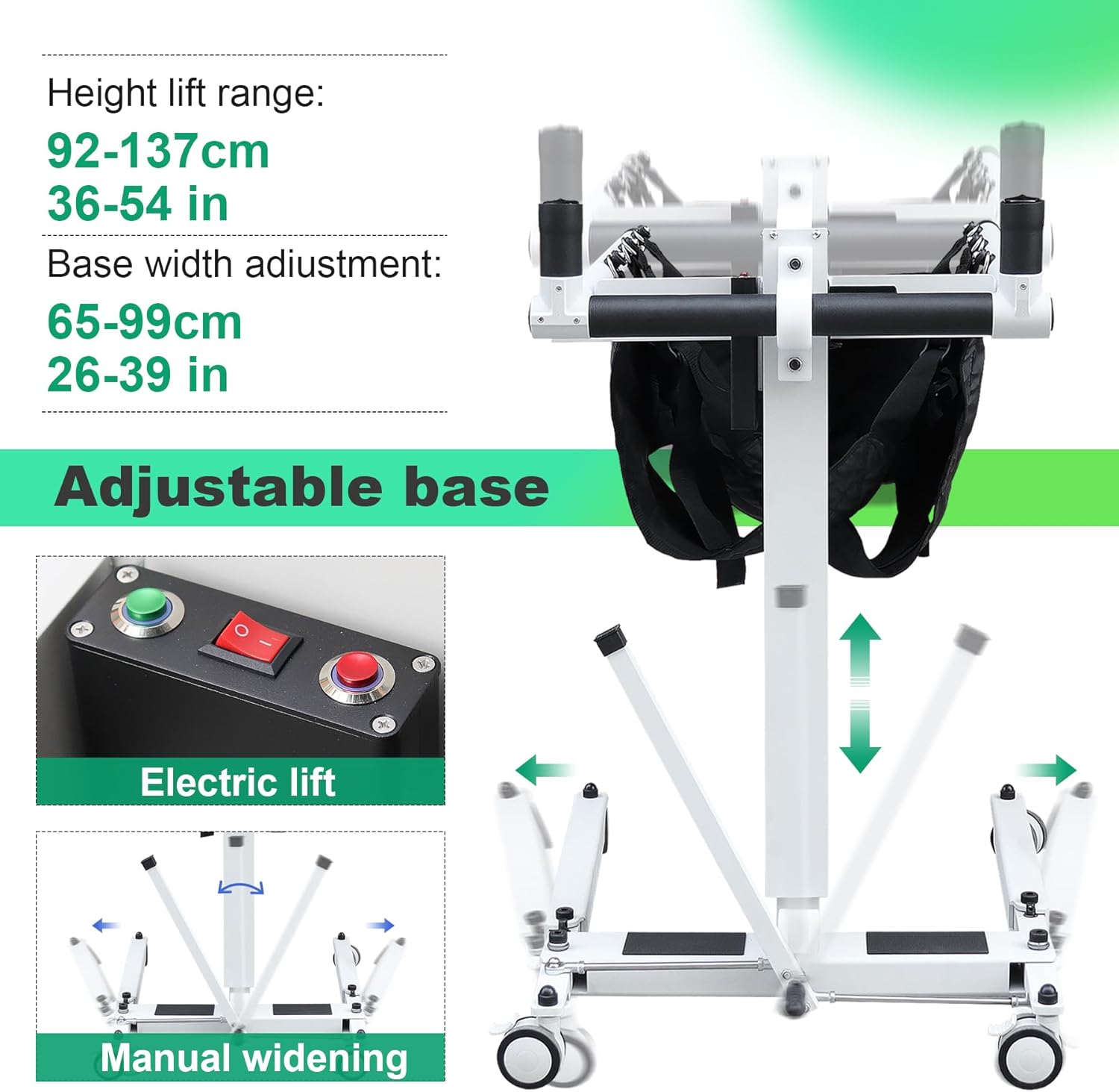 Electric Patient Lift Transfer Chair for Home A993