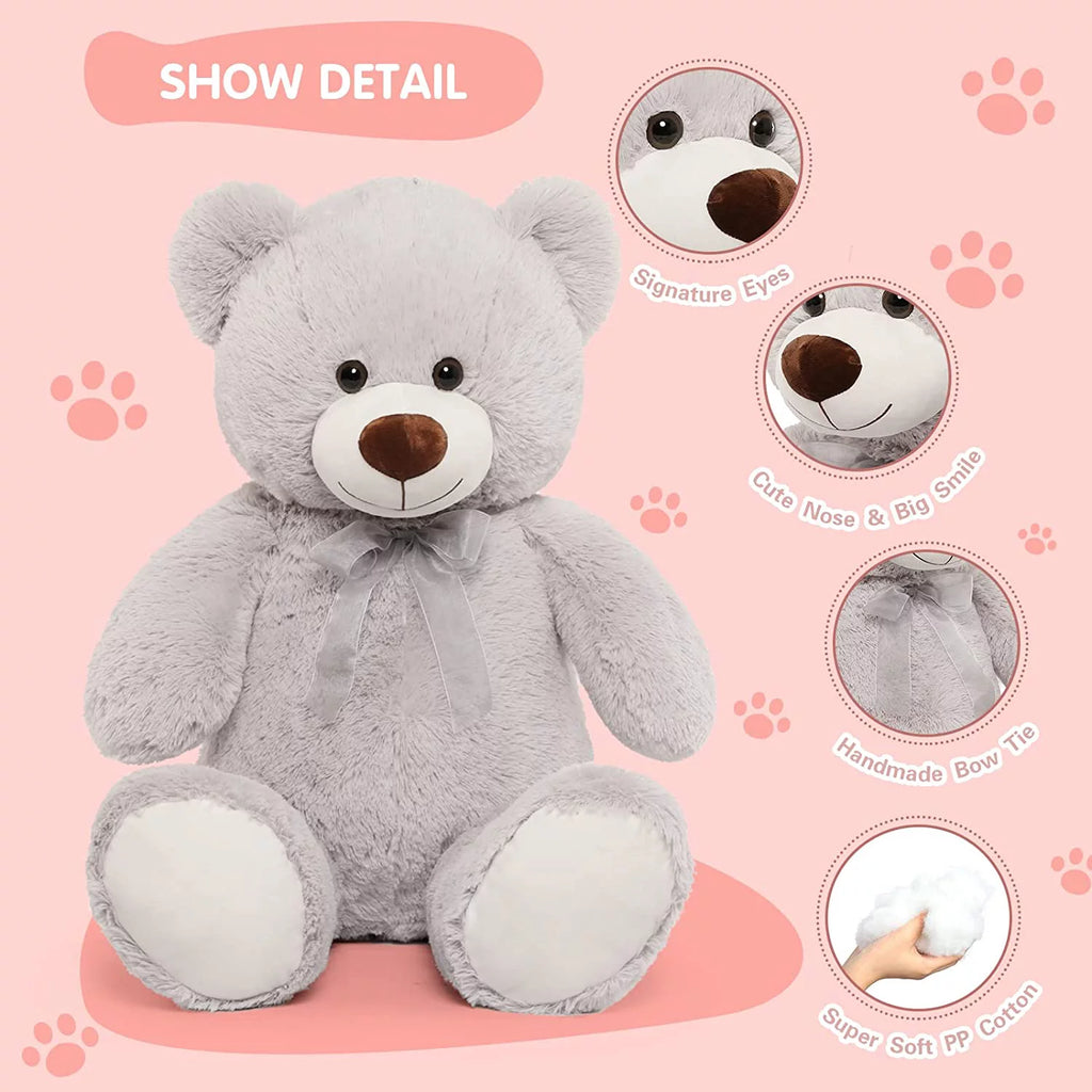 Giant Teddy Bear 35.4" Stuffed Animal Plush Toy N1008