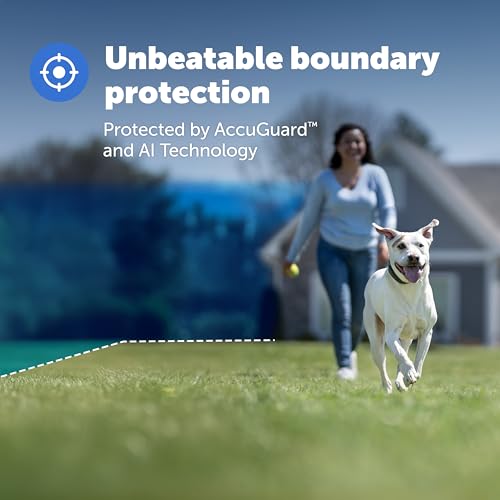 GPS Dog Fence for Yards 3/4 Acres or Larger with Wireless Collar P3787