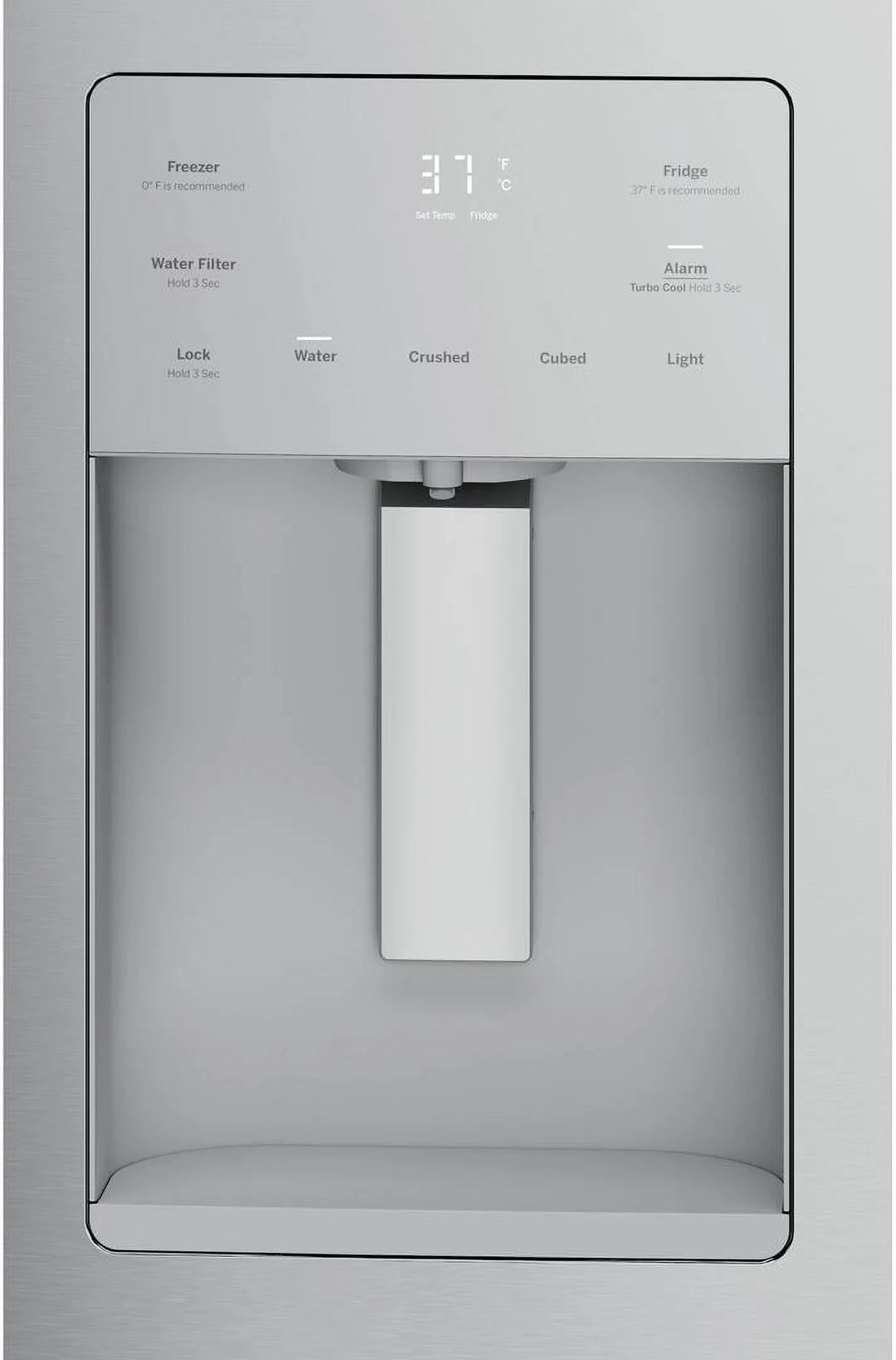 Counter Depth Side by Side Refrigerator 17.5 cu ft B613