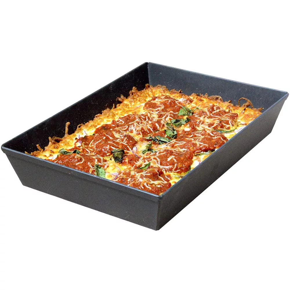 Detroit Style Pizza Pan 10 x 14 Inch Non Stick Heavy Duty Aluminum G801