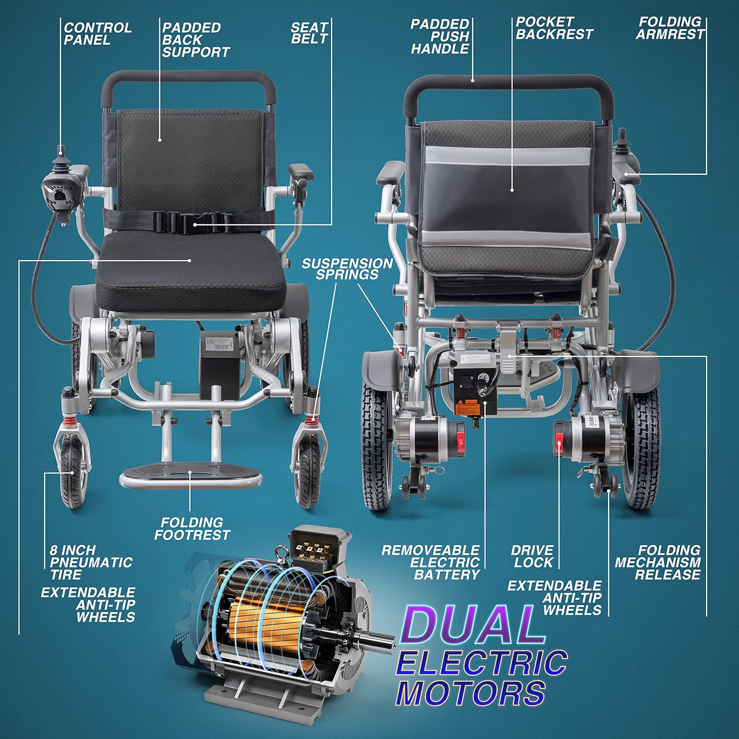 Electric Wheelchair for Seniors C10810
