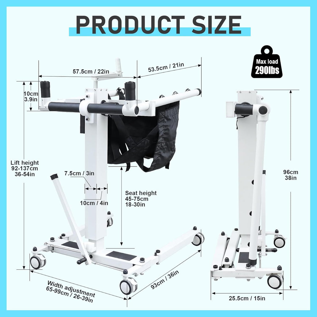 Electric Patient Transfer Lift Chair for Seniors, Wheelchair to Car F838