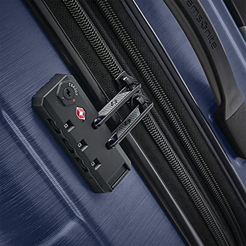 Hardside Expandable Carry-On Luggage with Spinner Wheels, Black, 20-Inch O253