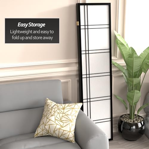 6 Panel Honey Room Divider D80902