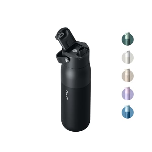 Insulated Stainless Steel Water Bottle with Silicone Handle, 34oz Z278258