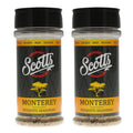 Scotts Seasonings and Marinades Mesquite-Infused Monterey Seasoning Twin Pack - Ideal for Steaks, Fish, Fajitas, Chicken, Beef, Seafood, 6 oz - Smokehouse Flavor Enhancer