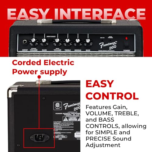 Guitar Combo Amplifier with Cable and 12-Pack Picks C553173
