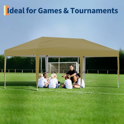 Pop Up Canopy Tent with Roller Bag, Adjustable Height U660