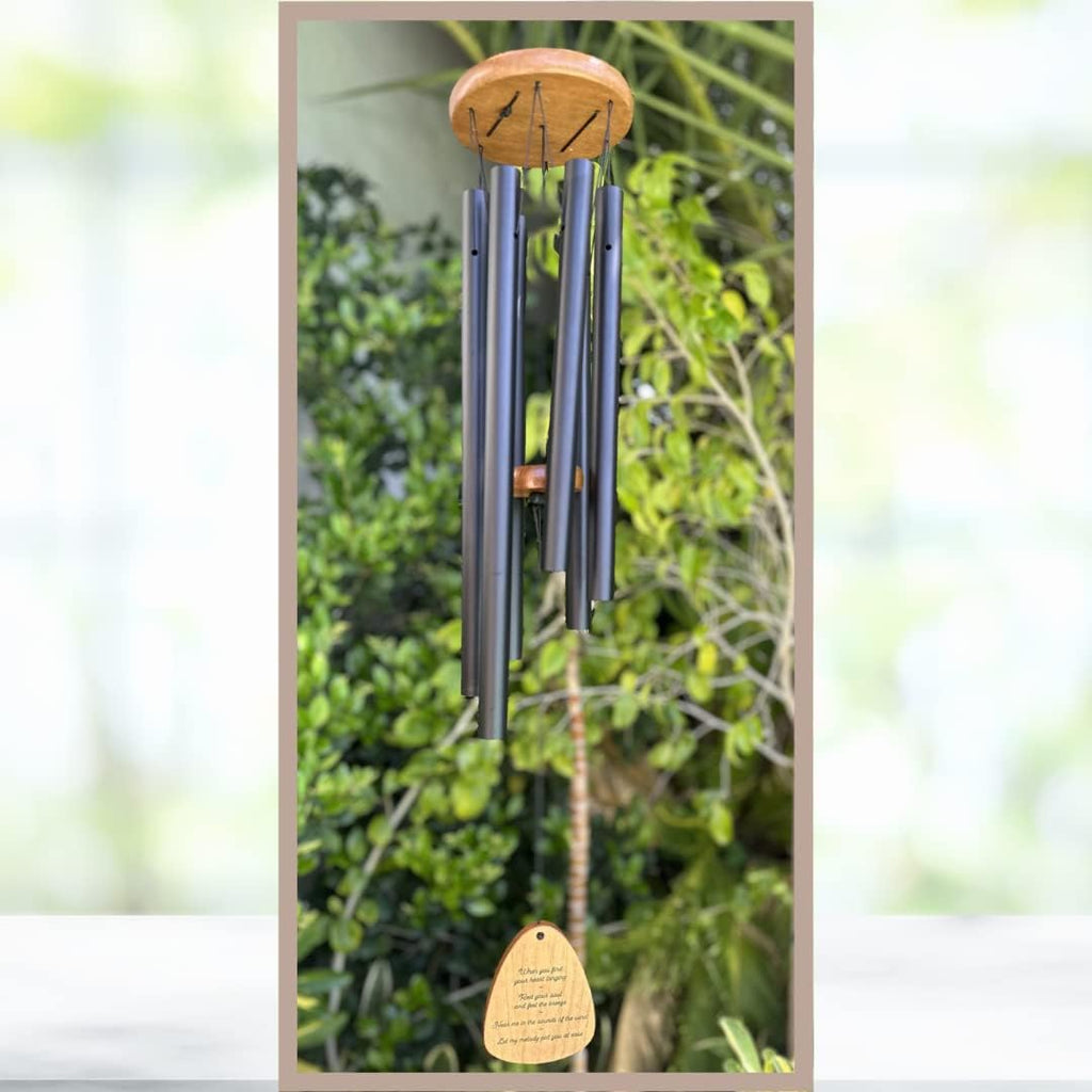 Memorial Wind Chimes for Outside, 32" Sympathy Gift for Loss of Loved One H9456