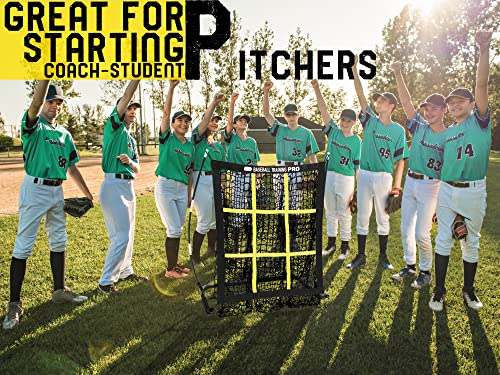 Baseball Softball Pitching Target Net with Strike Zone, Portable with Carry Bag C2748