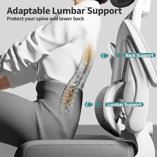 Ergonomic Mesh Office Chair with Wheels, High Back, 330 LBS Capacity A84765