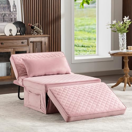 Folding Sofa Bed with Adjustable Backrest, Dark Grey Q8430