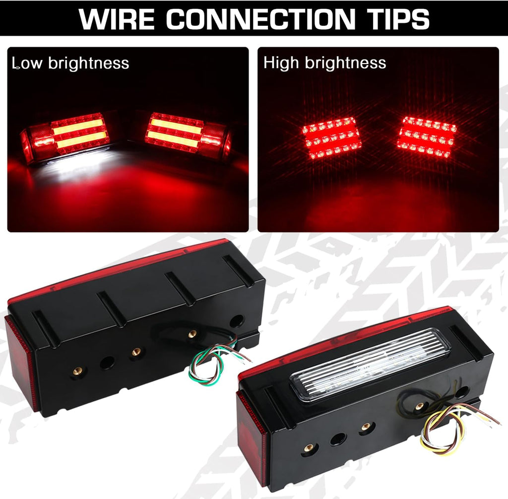 Submersible LED Trailer Light Kit for Truck RV Boat O644