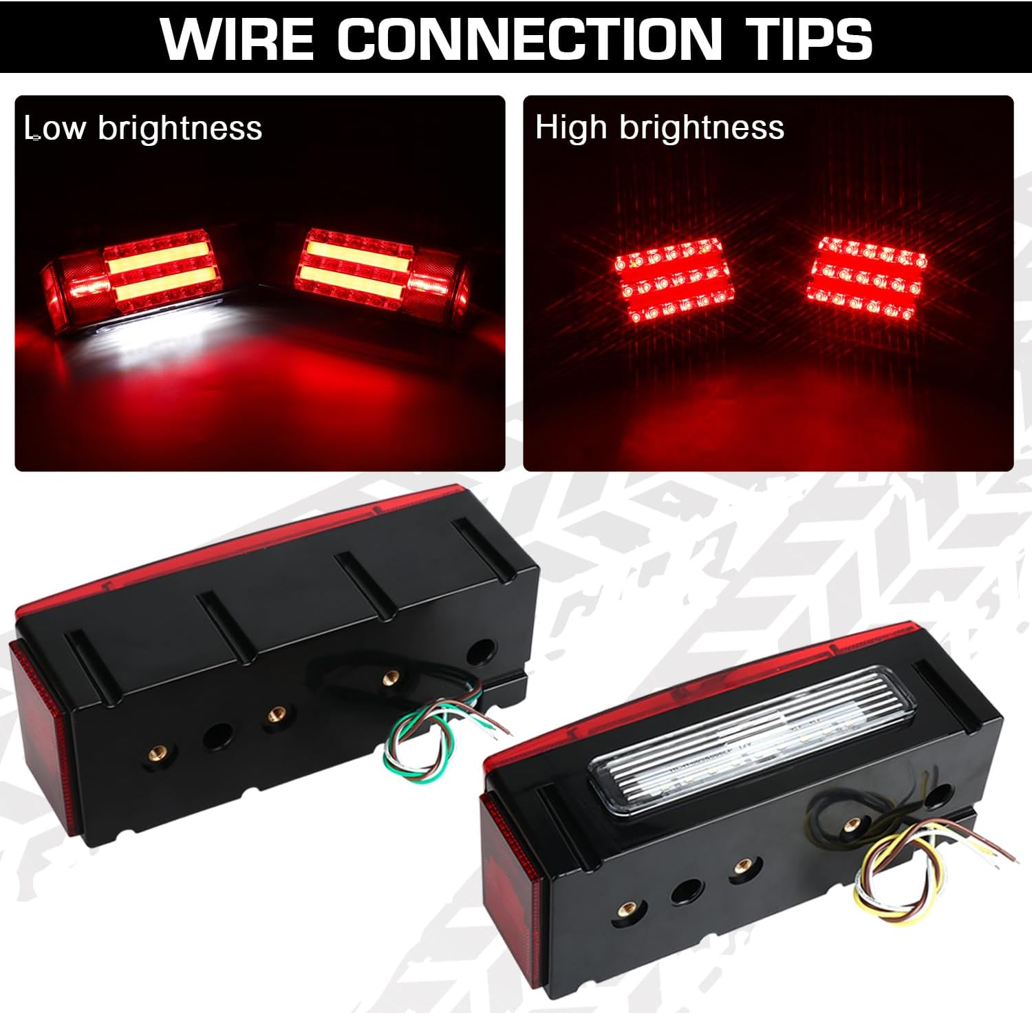 Submersible LED Trailer Light Kit for Truck RV Boat O644