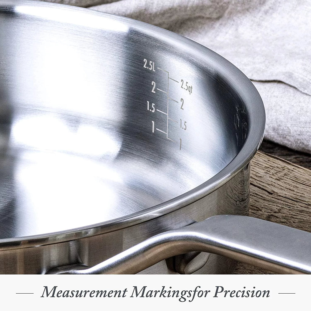 Tri-Ply Stainless Steel Induction 14 Piece Cookware Set, Oven Safe I456090