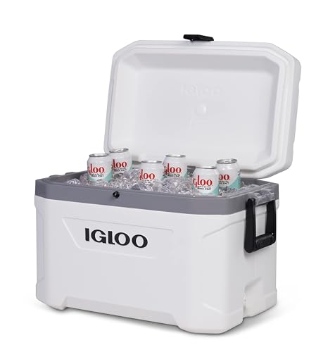 Insulated Portable Hard Side Cooler Ice Chest for Fishing Camping Boating A767409