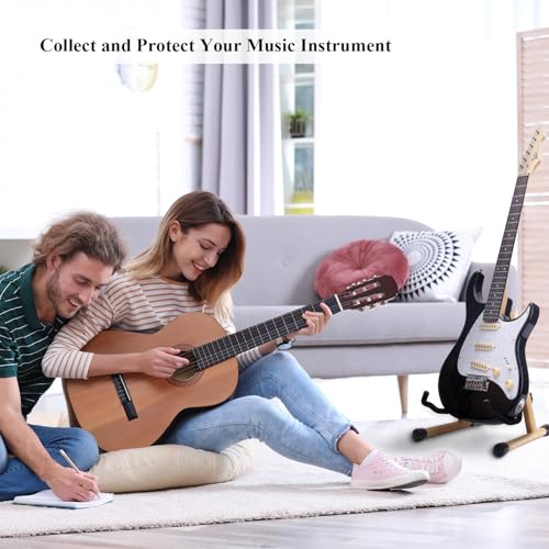 Wood Guitar Stand Foldable for Acoustic Electric Bass V5101