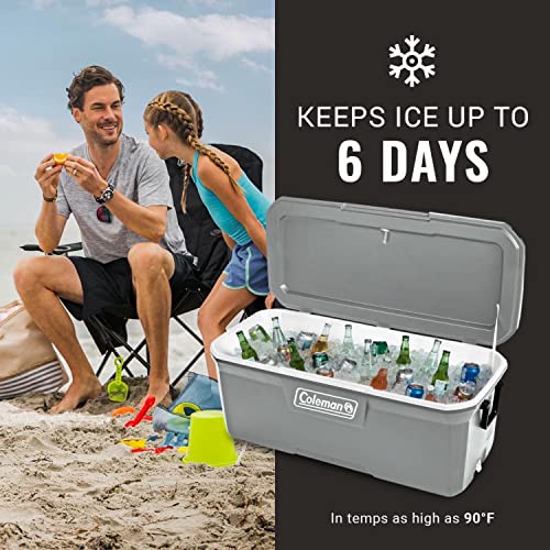 Insulated Portable Hard Cooler, Leak-Resistant, Keeps Ice up to 5 Days N135