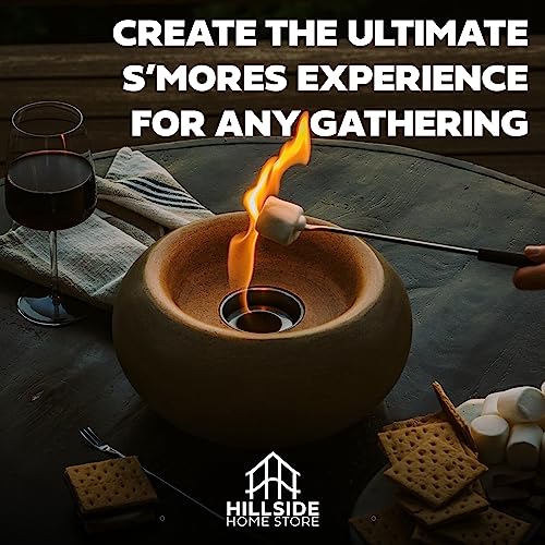 Portable Table Top Fire Pit Concrete Smokeless Mini Fire Pit Bowl X499251
