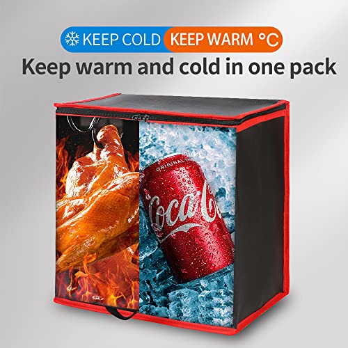 Insulated Food Delivery Bag Hot Cold Meal Carrier F1699