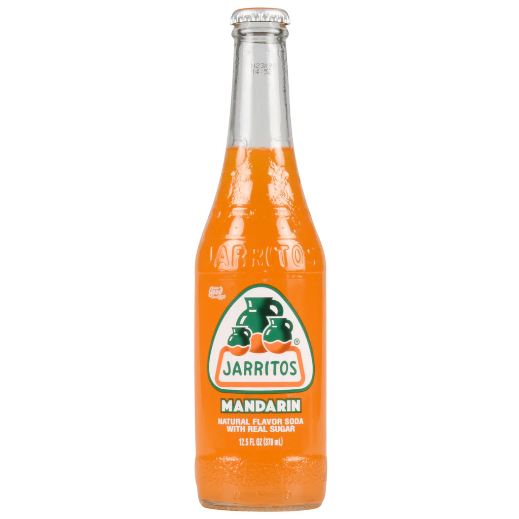 Mandarin Natural Flavor Soda with Real Sugar, 12-Pack Glass Bottles R26057