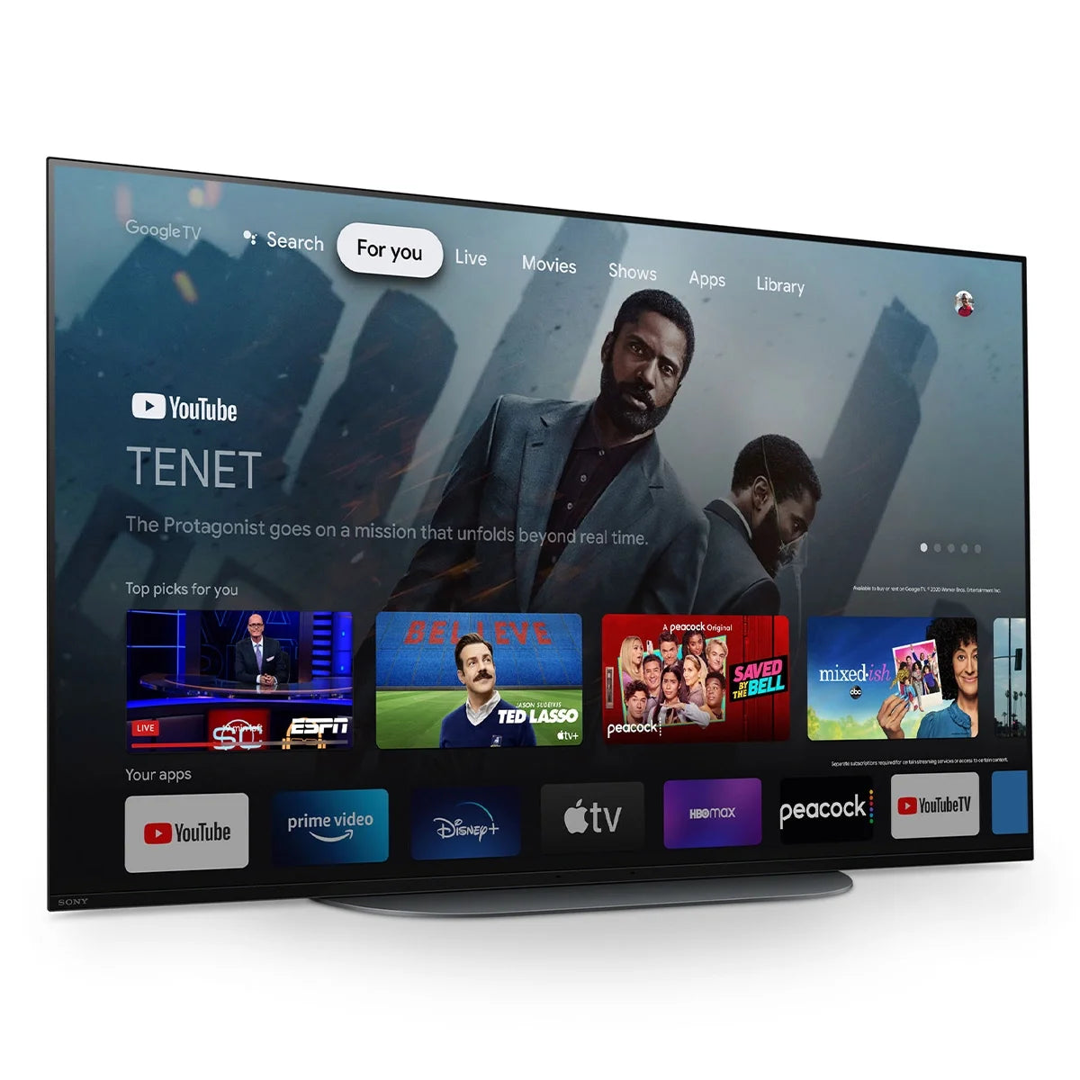 48" 4K HDR OLED TV with Smart Google TV H832