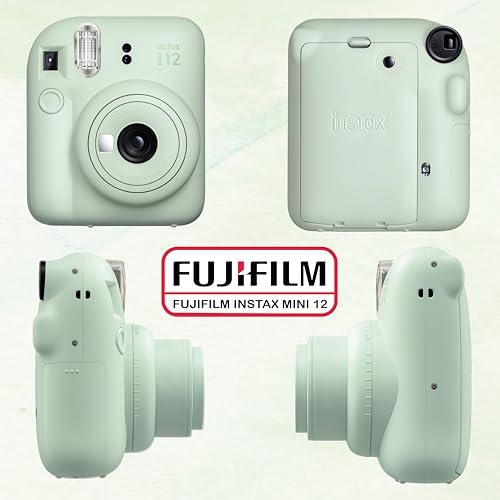 Instax Mini 12 Instant Camera Bundle with 60 Sheets Film and Accessories D684321