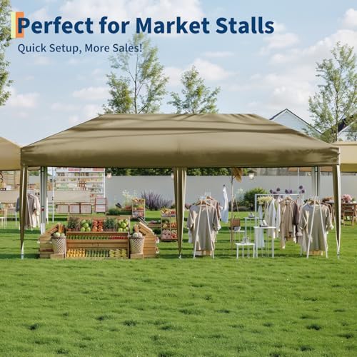 Pop Up Canopy Tent with Roller Bag, Adjustable Height U660