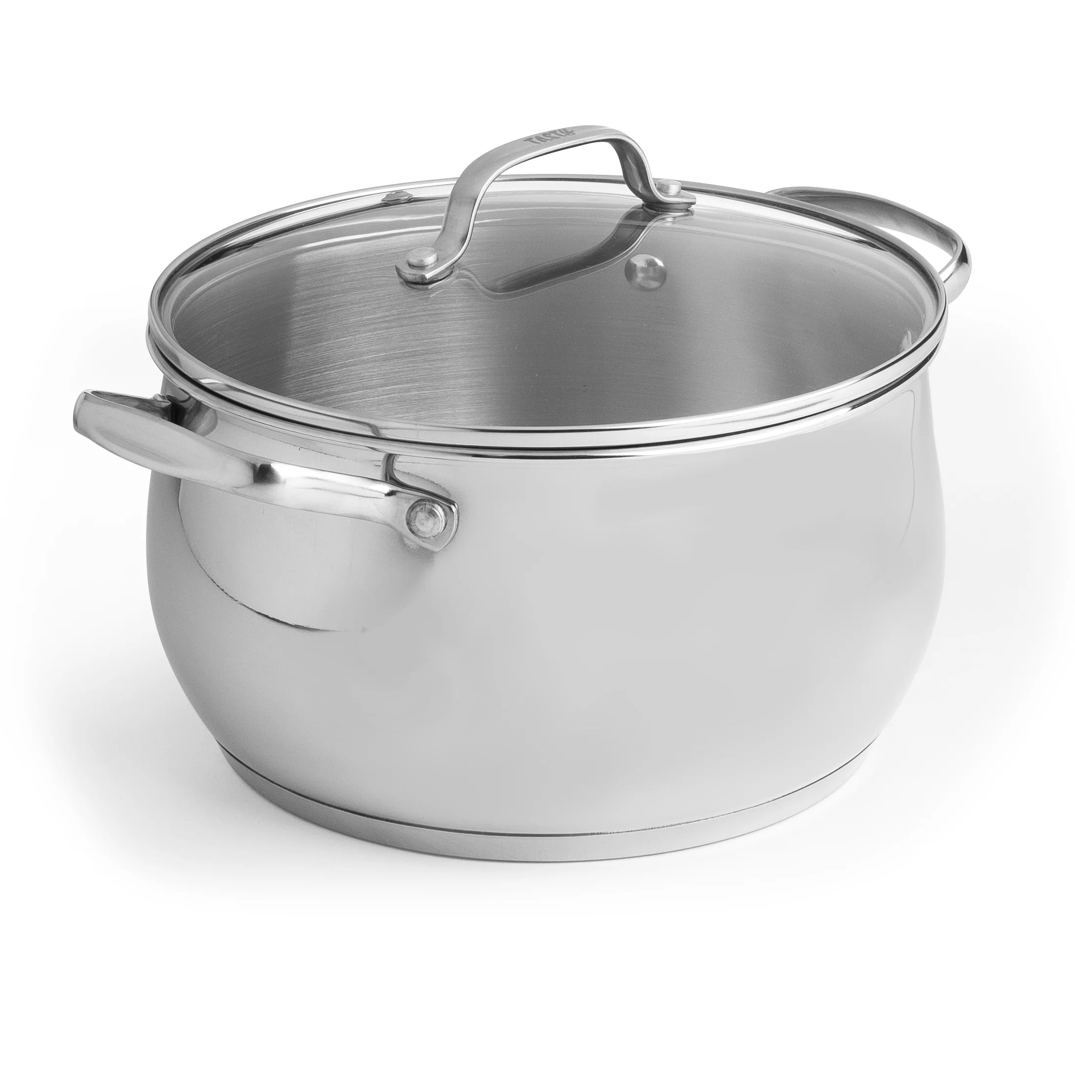 Stainless Steel Dutch Oven with Glass Lid, 5 Quart W876520