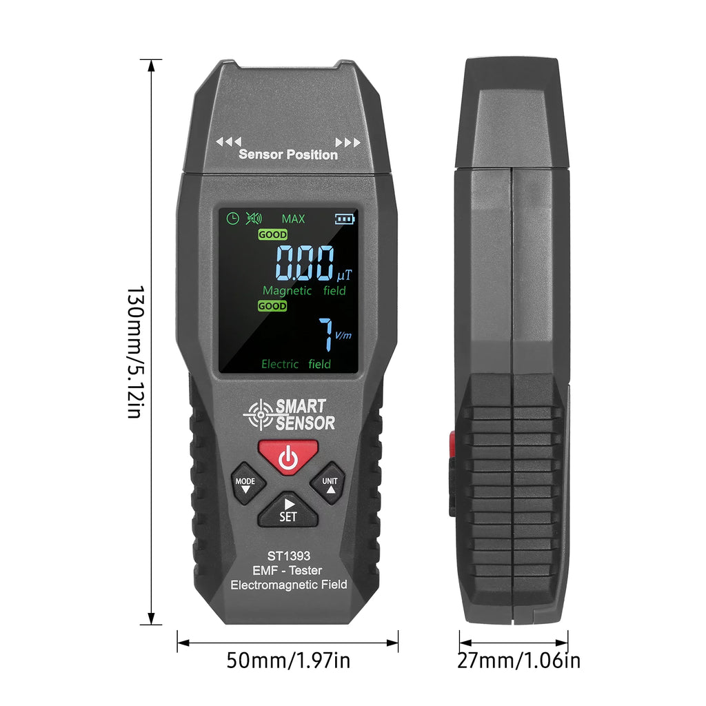 EMF Meter Handheld Digital LCD Radiation Tester X51014
